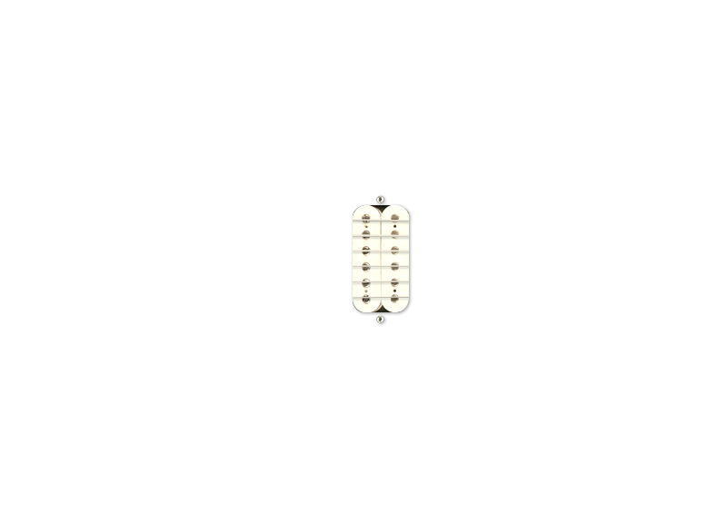 2-hole Humbucker White